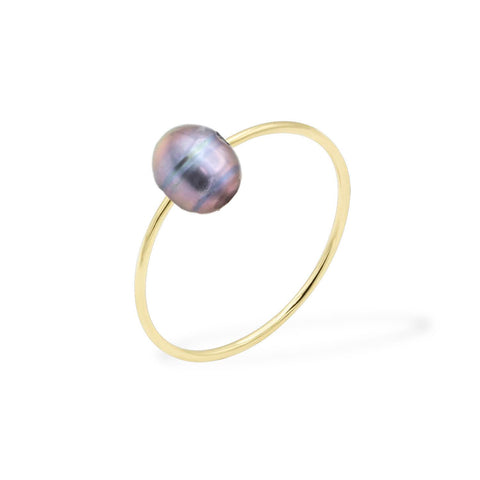 14K yellow gold Pearl ring