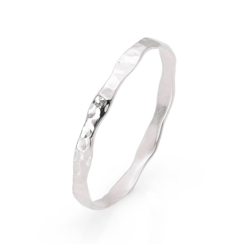 Dekat-Structured 14K white gold ring