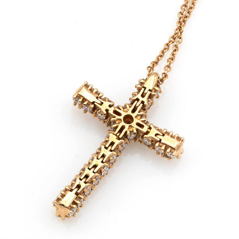 18k yellow gold 3D Star pendant chain with 1.25mm diamonds