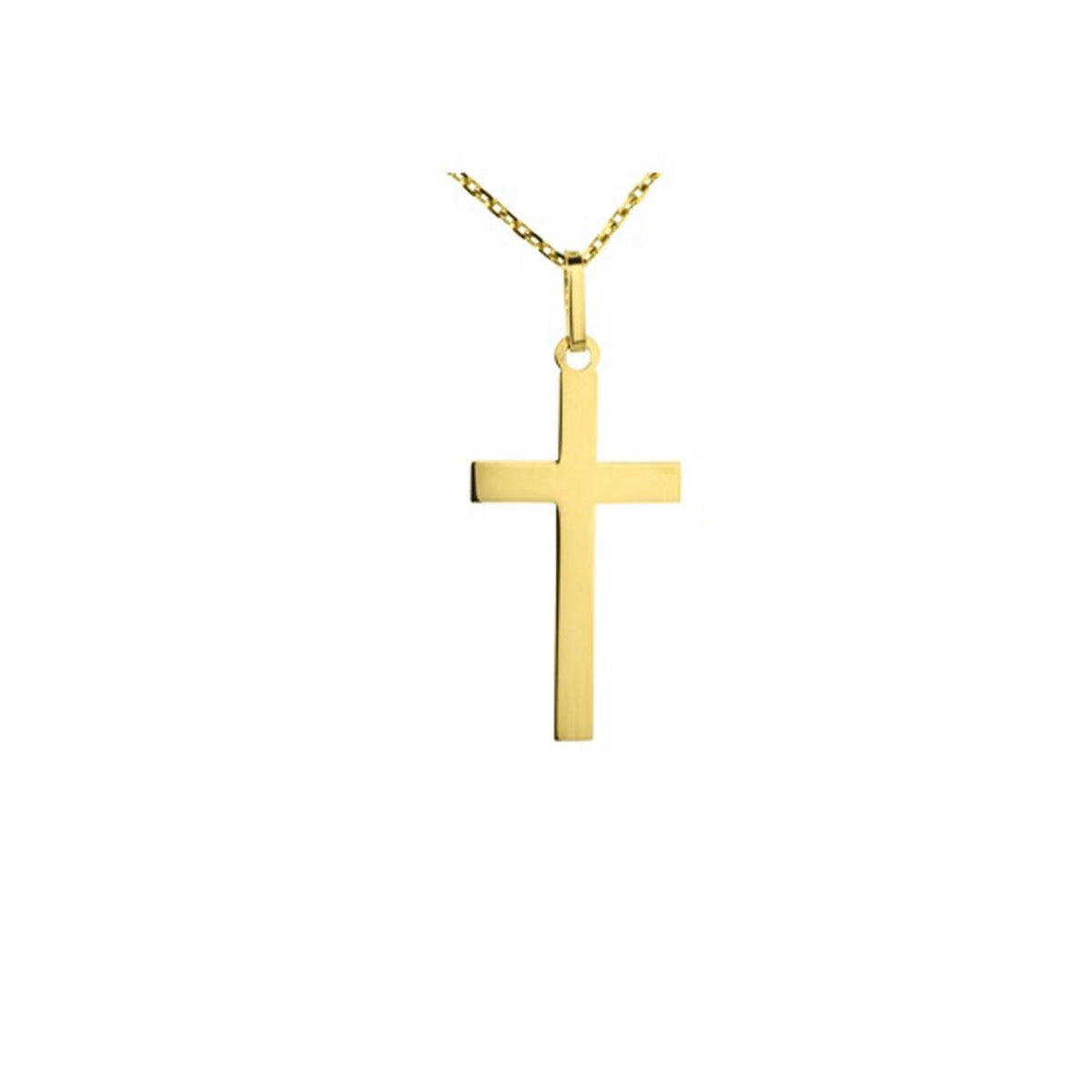 14K yellow gold Cross pendant