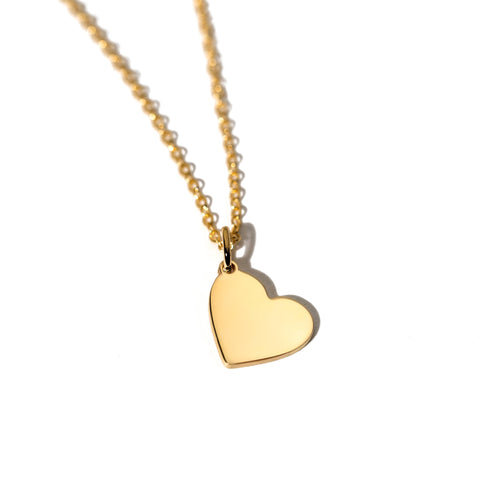 14K yellow gold Heart pendant