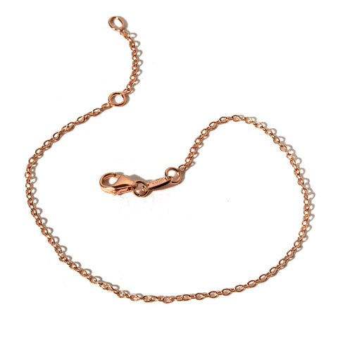 Simple 14K pink gold bracelet