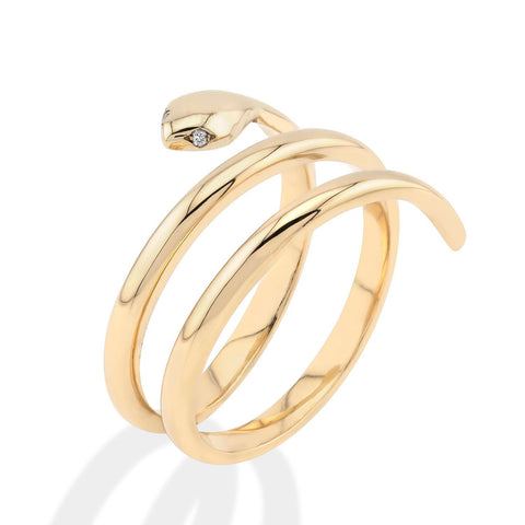 14K yellow gold CubiQue ring