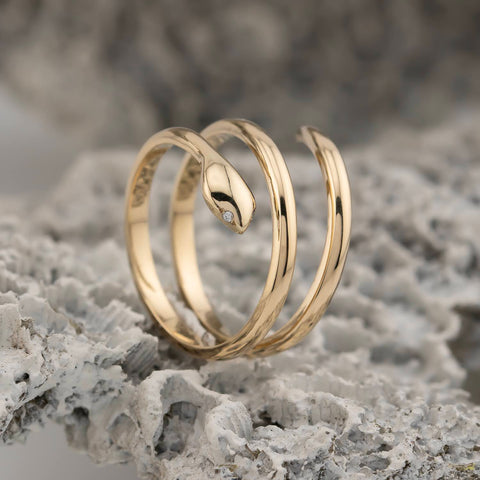 14K yellow gold CubiQue ring