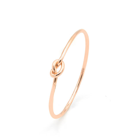 Knot ring 14K rose gold